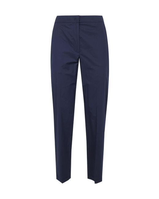 Seventy Blue Fine Poplin Stretch Pants