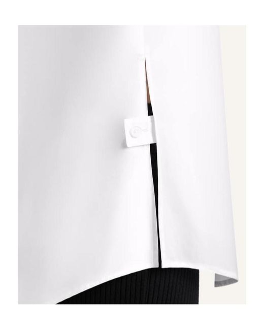 Courreges White Courrèges 1 Pocket Poplin Shirt