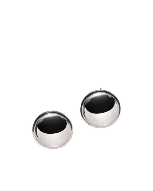 Lemaire White Witch Mirror Earrings