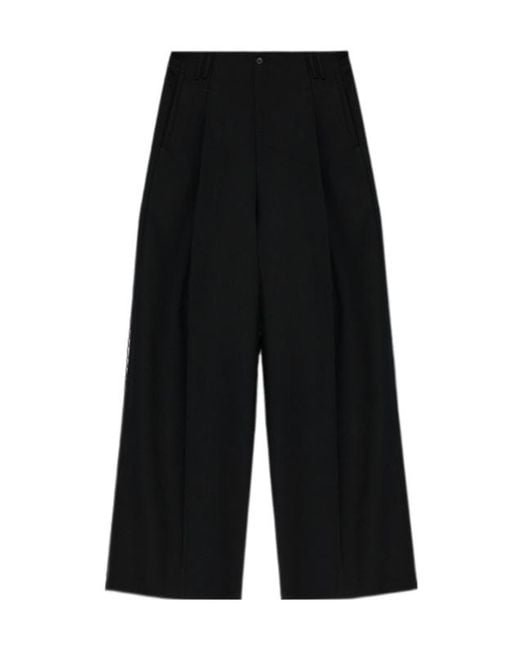 Entire studios Black Wide-Leg Trousers for men