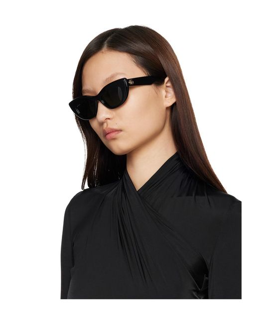 Gucci White Eyewear Square Frame Sunglasses