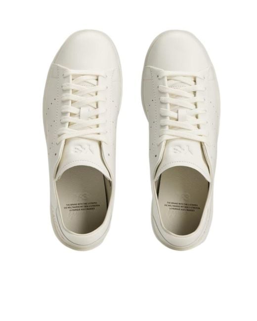 Y-3 White Stan Smith Low-Top Sneakers for men