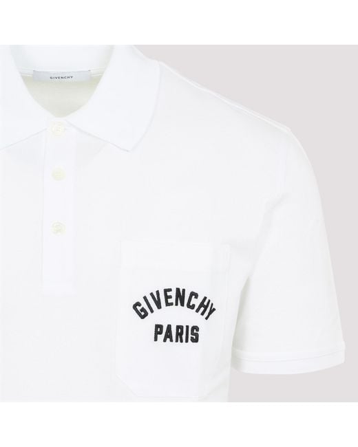 Givenchy White Polo for men