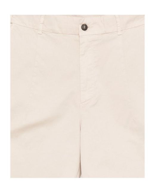 Eleventy Natural Buttoned Bermuda Shorts for men