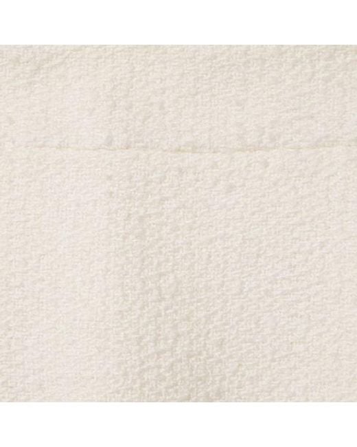 Gucci White Bouclé Trousers