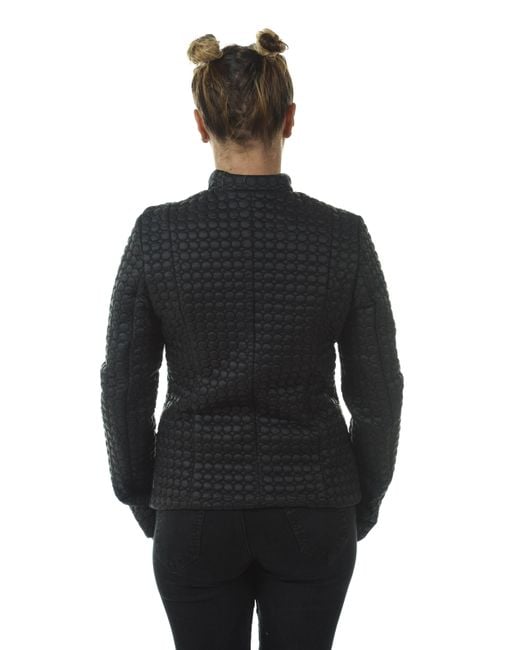 Armani Jeans Black Logo Down Jacket