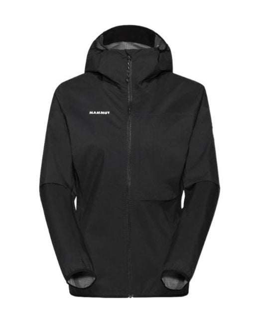 Mammut Black Ducan Light Hs Hooded Jacket