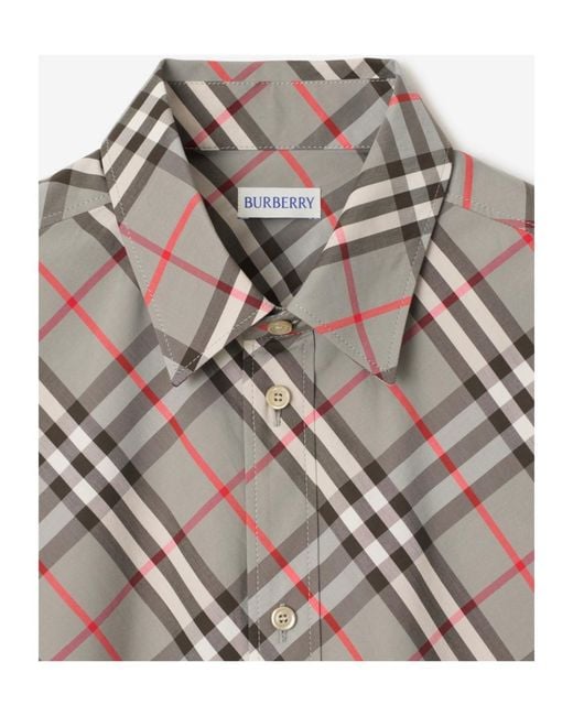 Burberry Gray Shirts for men