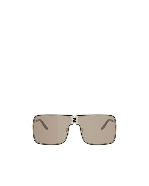 Fendi Multicolor Eyewear Square Frame Sunglasses for men