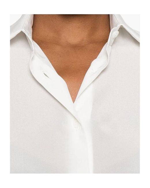 Mazzarelli White Button-Down Long-Sleeved Shirt