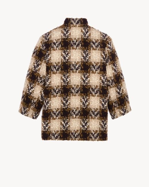 Saint Laurent Brown Short Coat