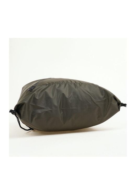 And Wander Green Drawstring Tote Bag for men