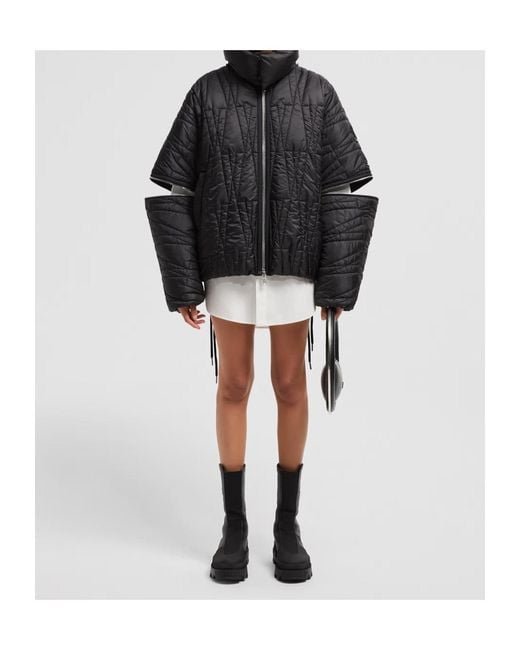 Moncler Black X Willow Smith Haissa 2-In-1 Short Down Jacket