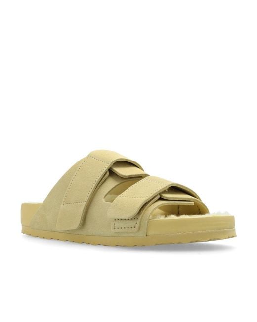 Birkenstock Green X Tekla Uji Suede Sandals