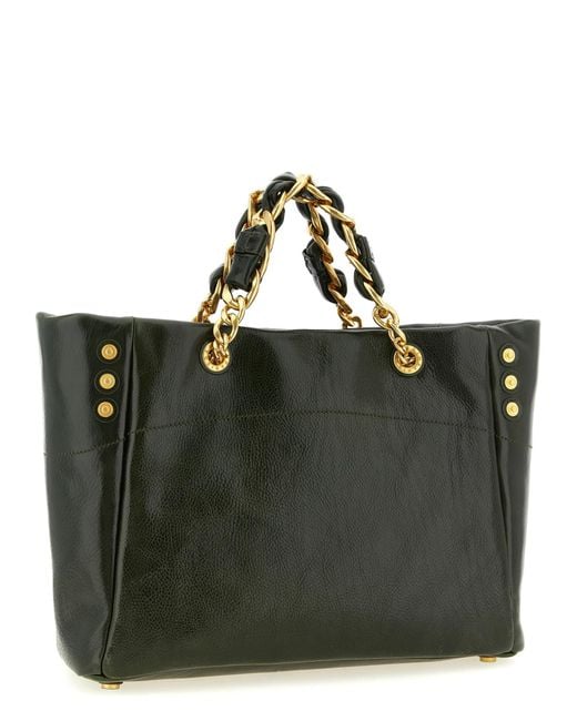 Balmain Black 1945 Soft Shopper Bag