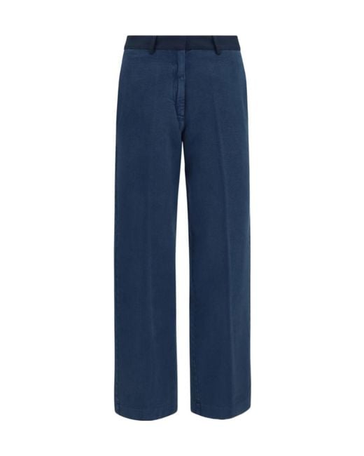 Forte_forte Blue Belt-Loop Trousers