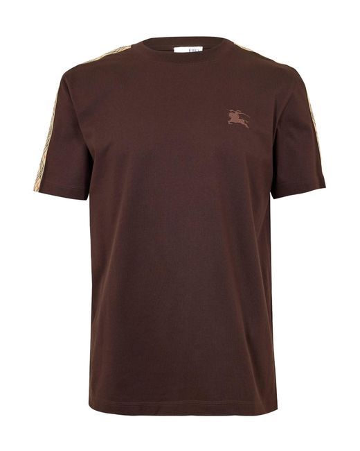Burberry Brown Regular Fit T-Shirt for men