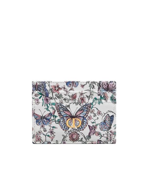 Dior White Caro Freesia Card Holder
