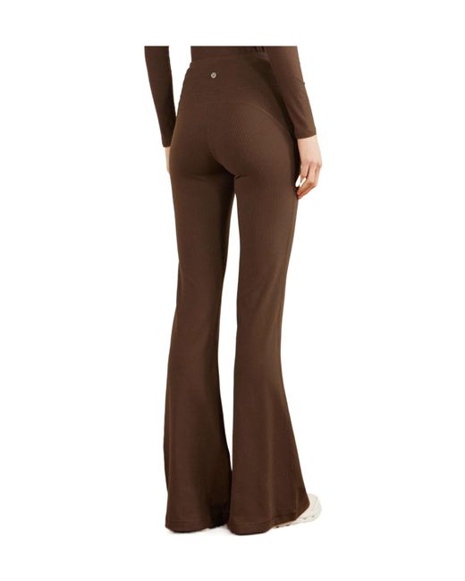 lululemon athletica Brown Super-High-Rise Flared Pant