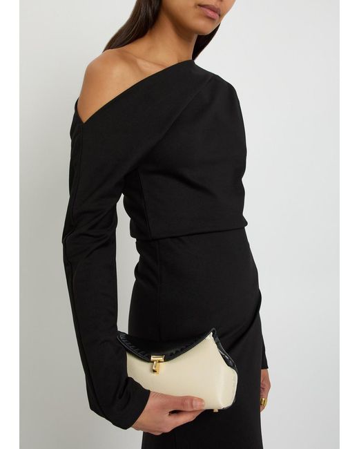 Rohe Black Twisted Jersey Maxi Dress