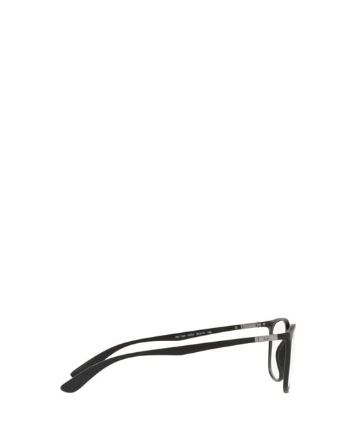 Ray-Ban White Square Frame Glasses for men