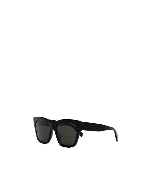 Céline Black Logo Sunglasses