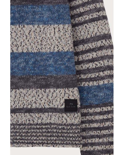 Paul Smith Blue Long Sleeve Sweater for men