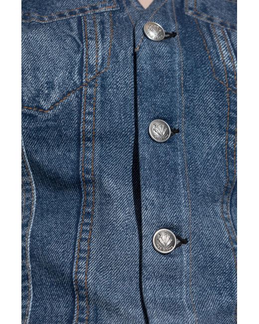 Rag & Bone Blue Miramar Isabella Vest