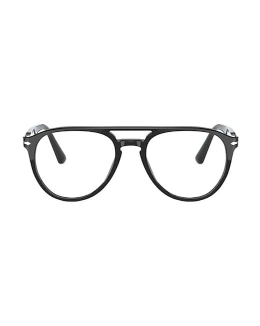 Persol Brown Aviator Frame Glasses for men