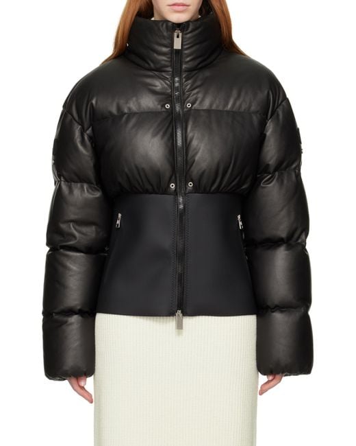 Moncler Black Yongal Short Down Jacket