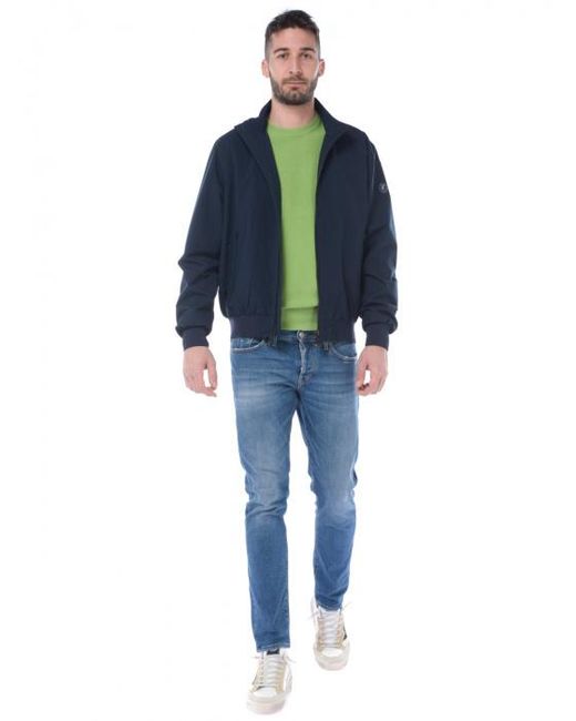 Save The Duck Blue Long-Sleeved Jacket for men