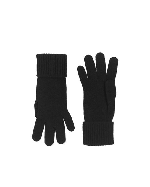 Burberry Black Simple Solid-Color Knitting Gloves