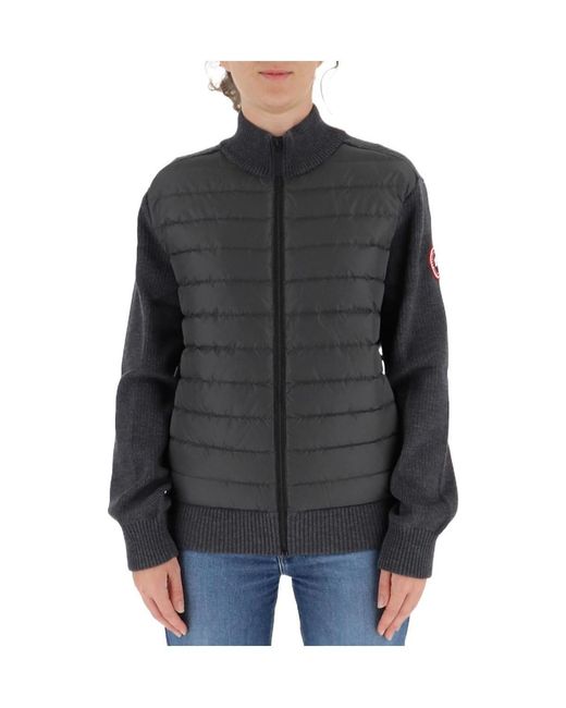 Canada Goose Gray Hybridge Knit Jacket for men