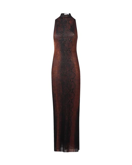 Jean Paul Gaultier Purple Sleeveless Long Dress