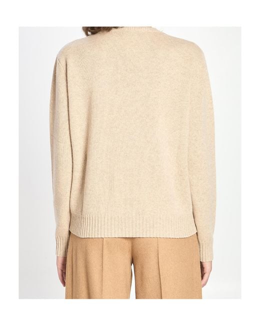 Max Mara Natural Cinema Crewneck Knitted Jumper