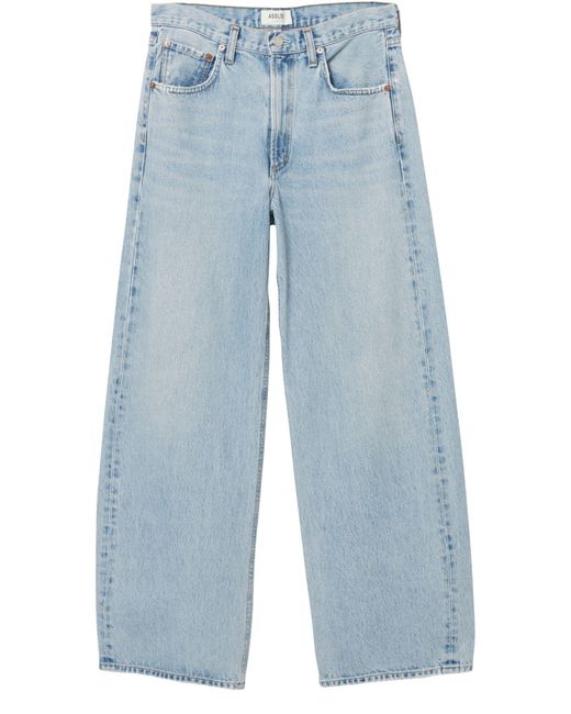 Agolde Blue Jeans With Belt Loops