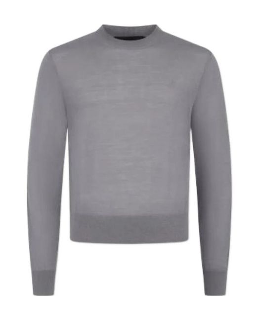 DSquared² Gray Long-Sleeved Knitwear for men