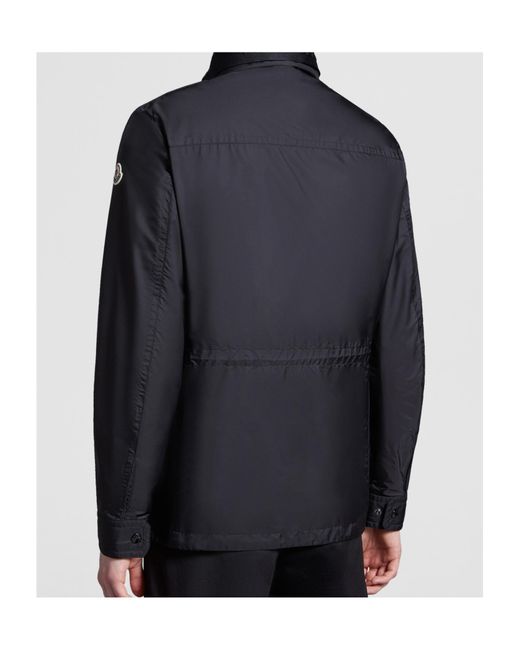 Moncler Black Lez Water-Repellent Field Jacket for men
