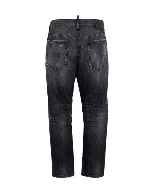 DSquared² Gray Fog Bro Jeans for men