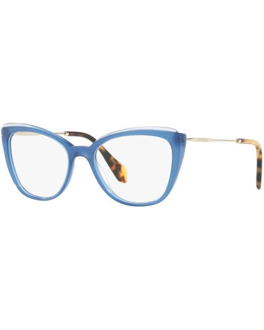 Miu Miu Blue Full-Frame Flat Mirror