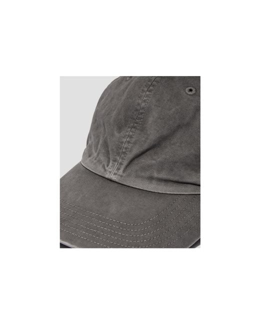 Auralee Gray Adjustable Baseball Cap for men