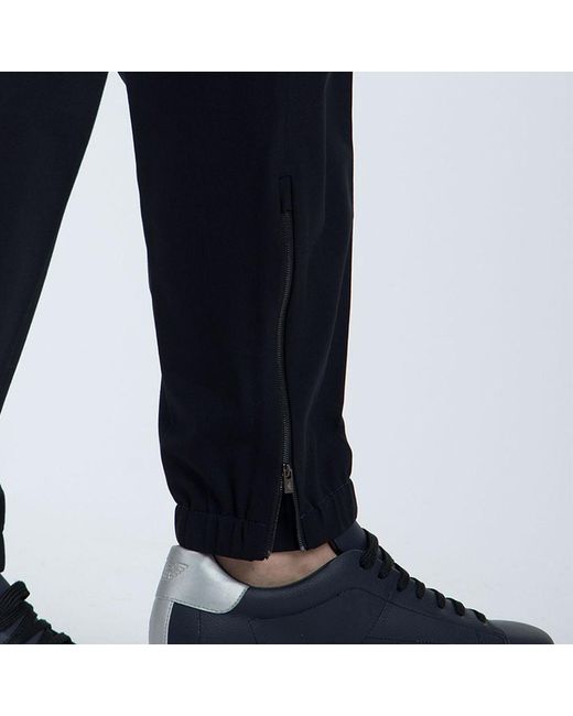 Emporio Armani Blue Logo Details Casual Pants for men
