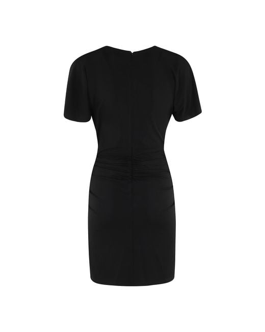 Jonathan Simkhai Black Simkhai Ruched Mini Dress