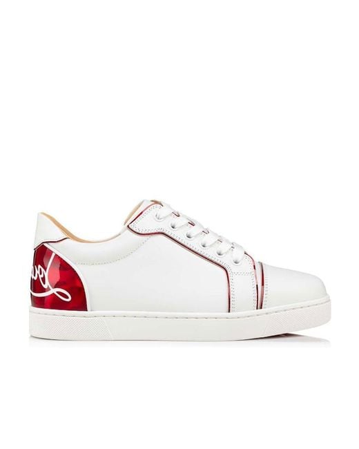 Christian Louboutin White Fun Vieira Low-Top Sneakers