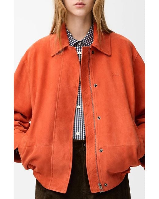 Loewe Orange Drawstring Jacket