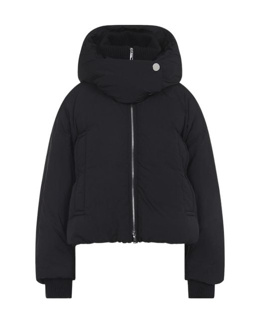 Sportmax Black Glizia Zip-Up Down Jacket