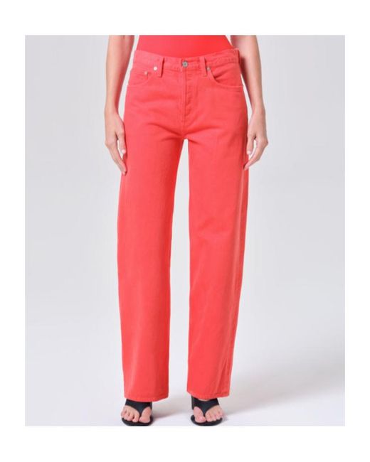 Agolde Red Arc Wide-Leg Jeans
