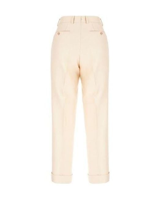 Tom Ford Natural Wool Trousers