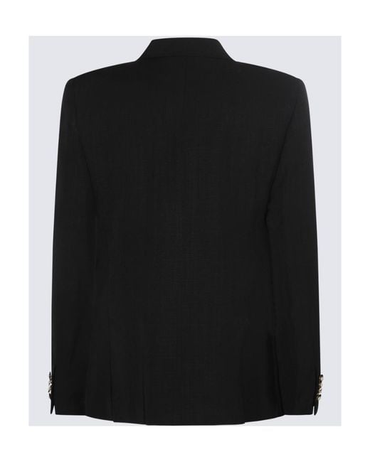 Casablanca Black Double-Breasted Tuxedo Blazer for men