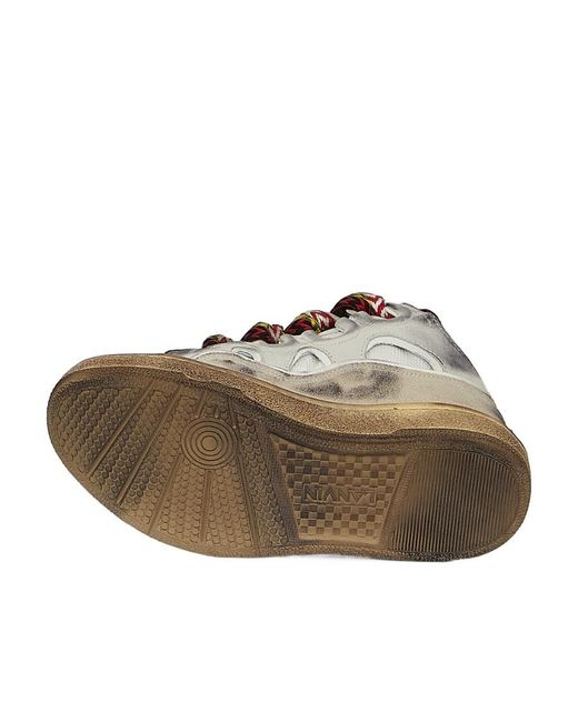 Lanvin Natural Curb Sneakers for men